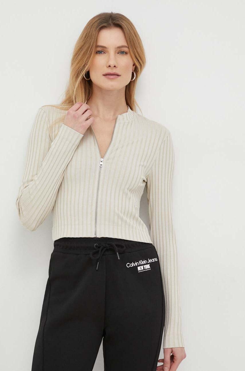 

Жилетка Calvin Klein Jeans в бежово, Бежов