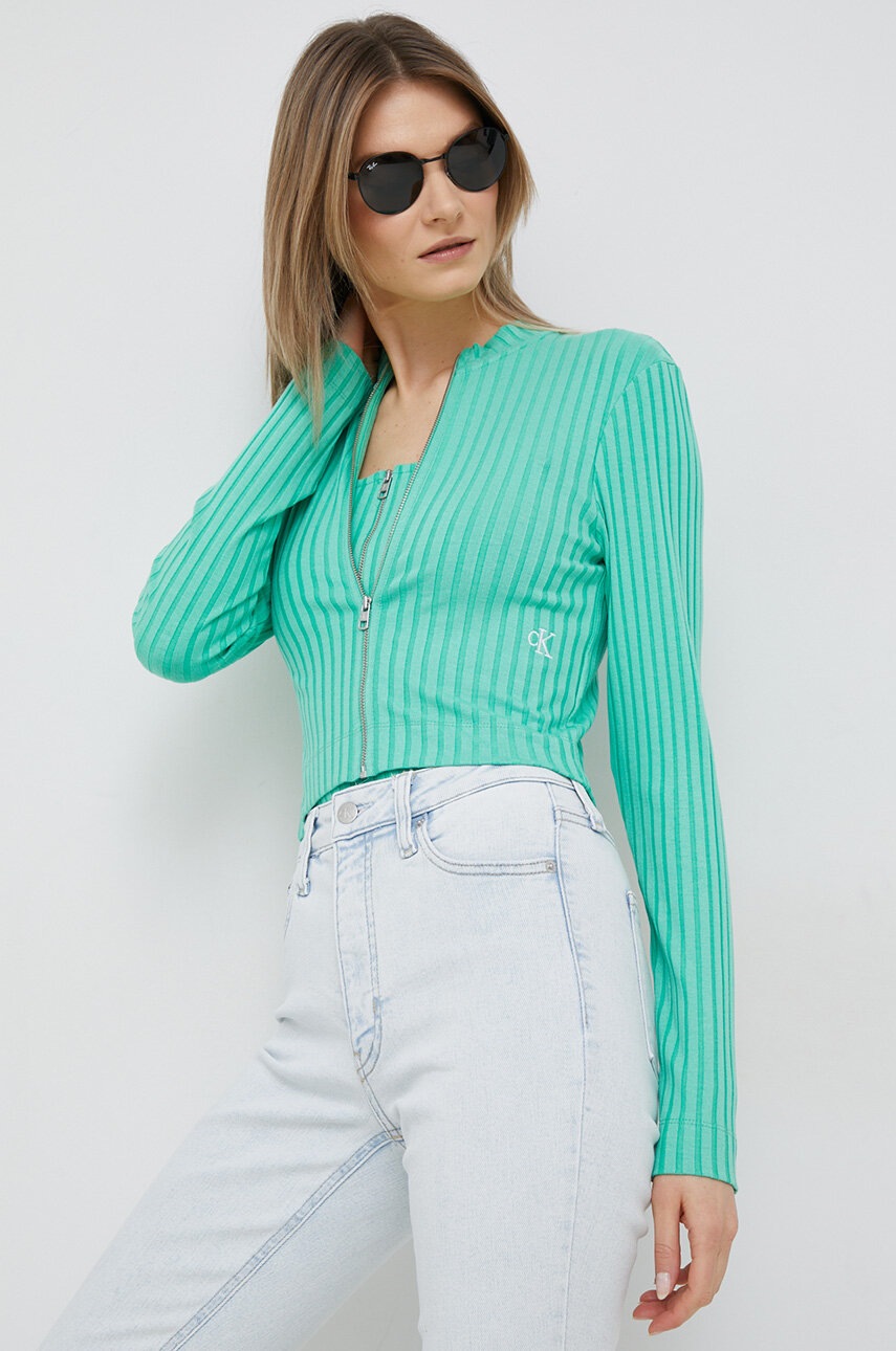 

Жилетка Calvin Klein Jeans в тюркоазено, Зелен