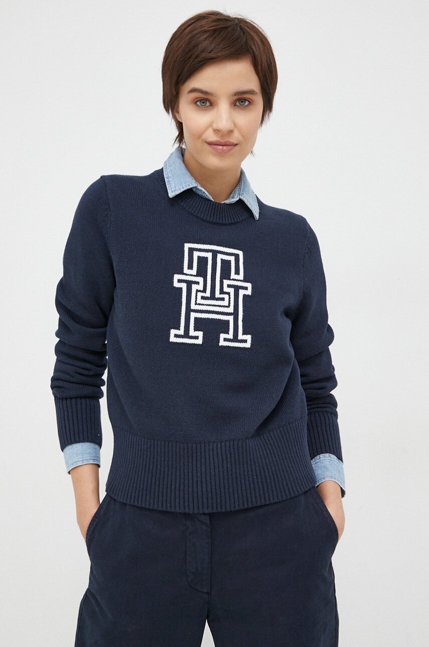 

Свитер Tommy Hilfiger женский цвет синий