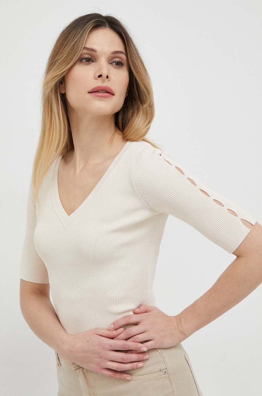 

Свитер Marciano Guess женский цвет бежевый лёгкий