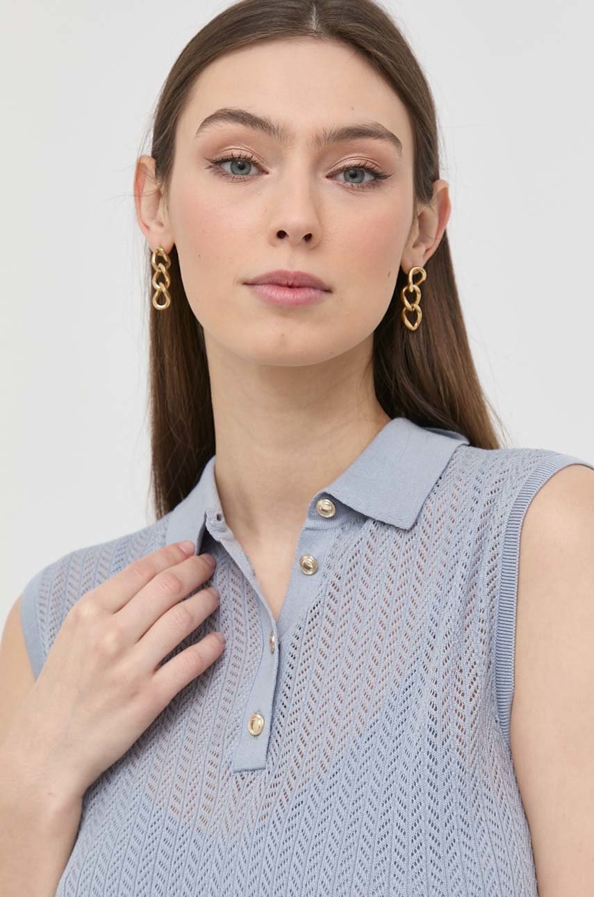 

Жилетка з домішкою шовку Marciano Guess жіночий легкий