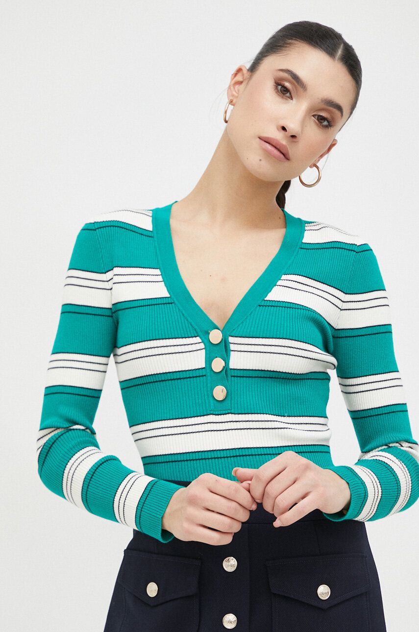 Morgan pulover femei, culoarea verde, light answear.ro