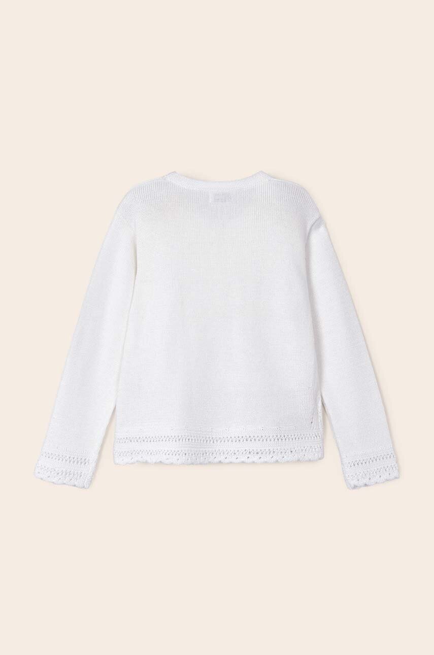 Дитячий светр Mayoral колір білий легкий в Києві Дитячий светр Mayoral колір білий легкий в Києві