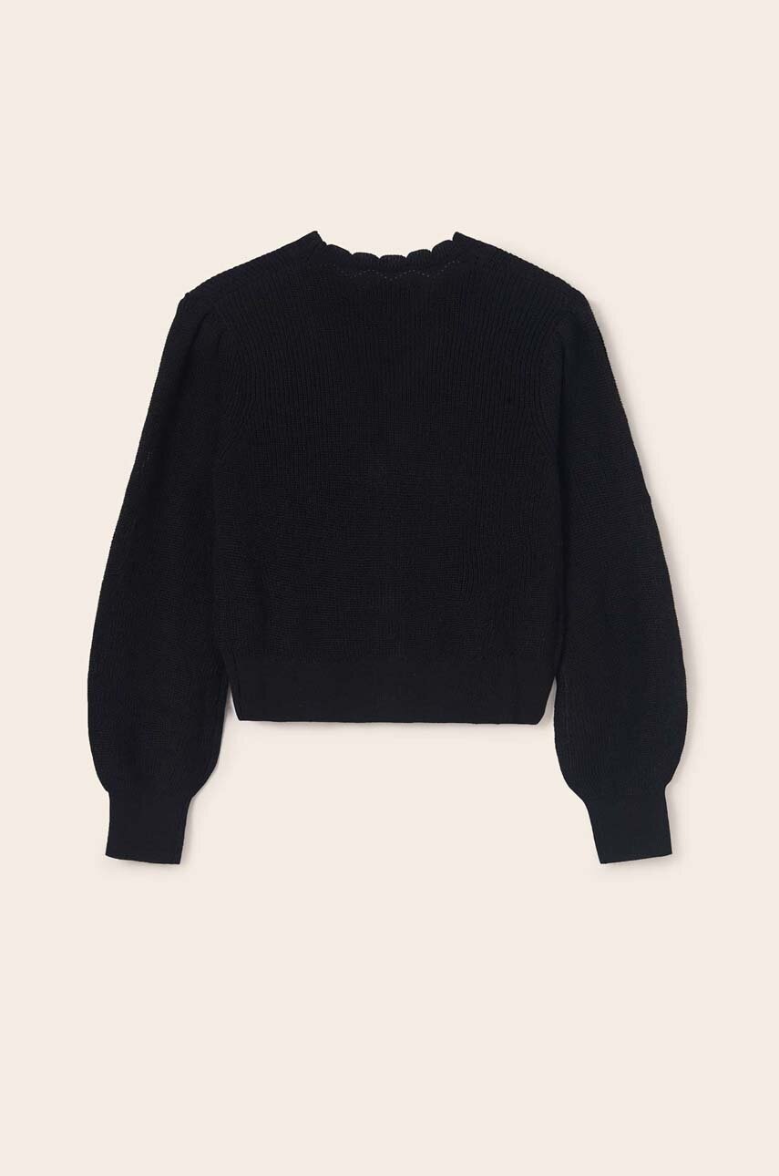 

Дитячий кардиган Mayoral колір чорний легкий