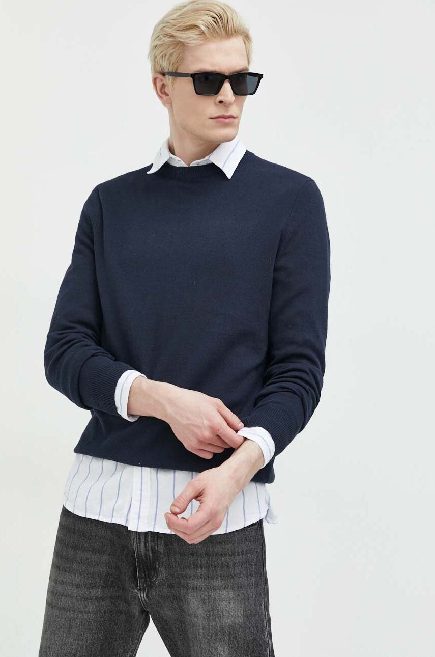 

Свитер Only & Sons мужской цвет синий лёгкий