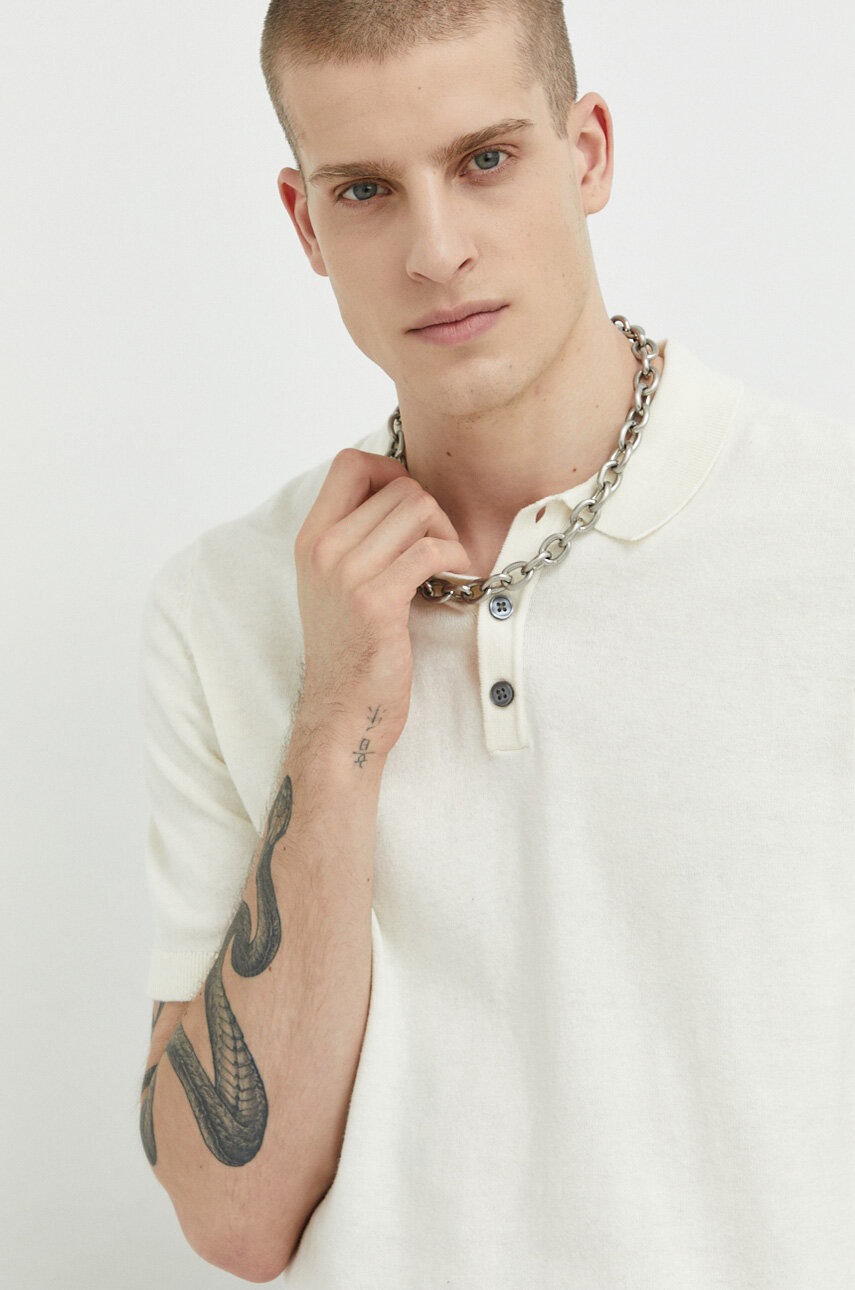 

Светр Jack & Jones JJEEMIL чоловічий колір бежевий