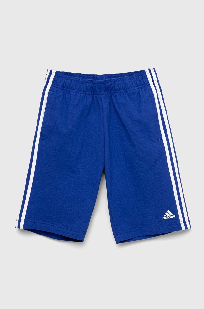 

Дитячі бавовняні шорти adidas U 3S KN регульована талія