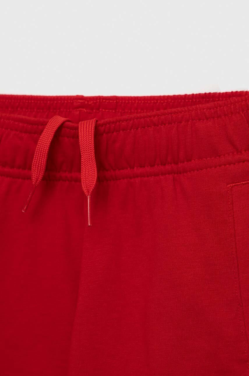 Adidas Pantaloni Scurți Din Bumbac Pentru Copii U BL Culoarea Rosu, Talie Reglabila
