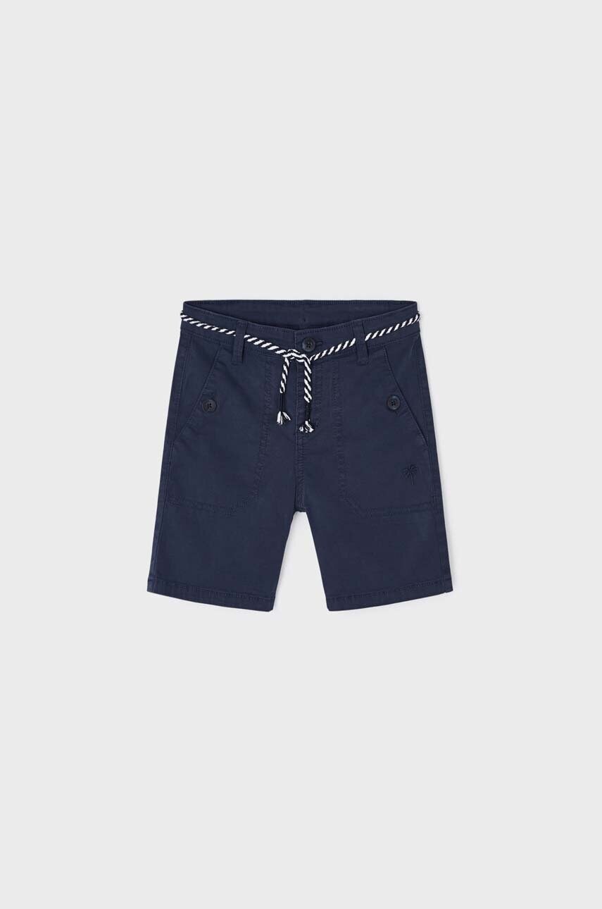 Mayoral pantaloni scurti copii culoarea albastru marin