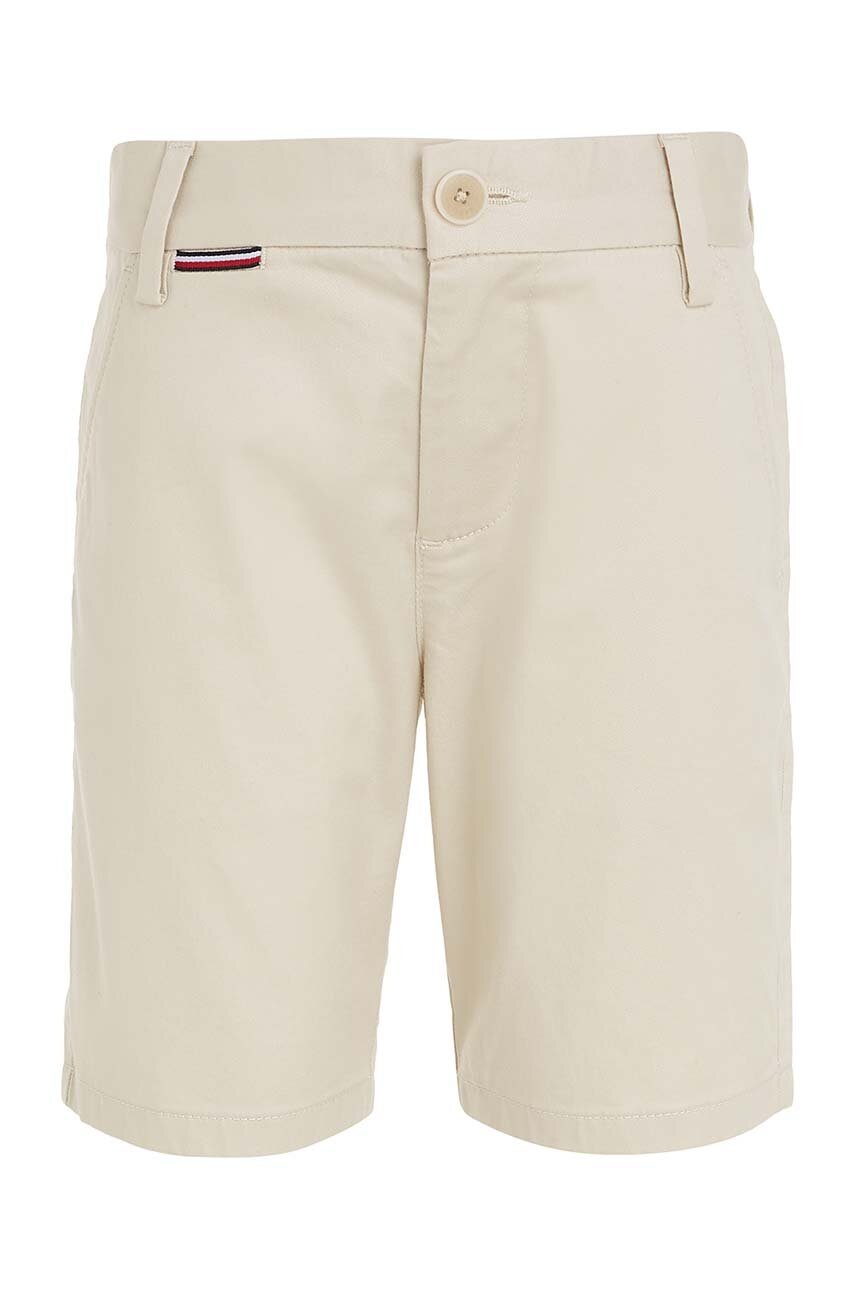 

Дитячі шорти Tommy Hilfiger Колір бежевий регульована талія