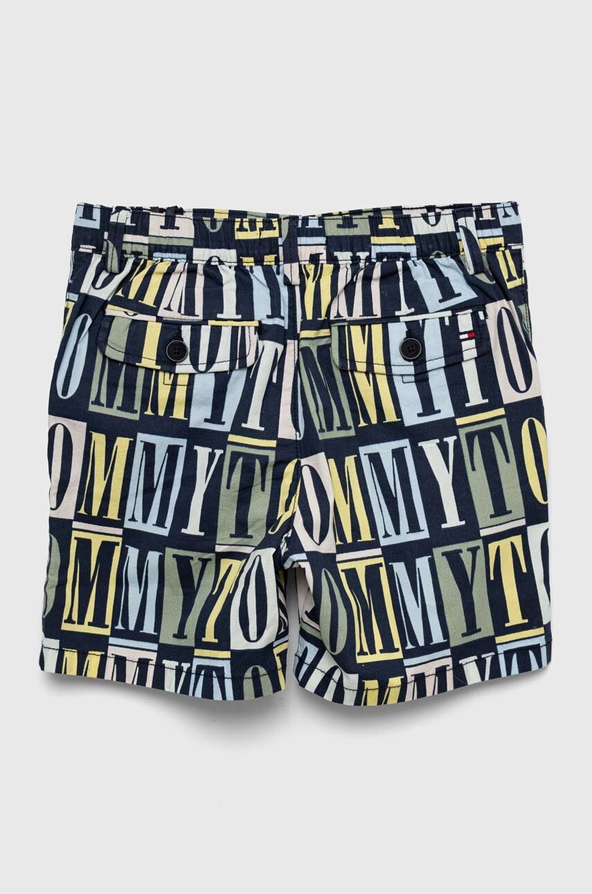 Детские шорты Tommy Hilfiger цвет синий регулируемая талия