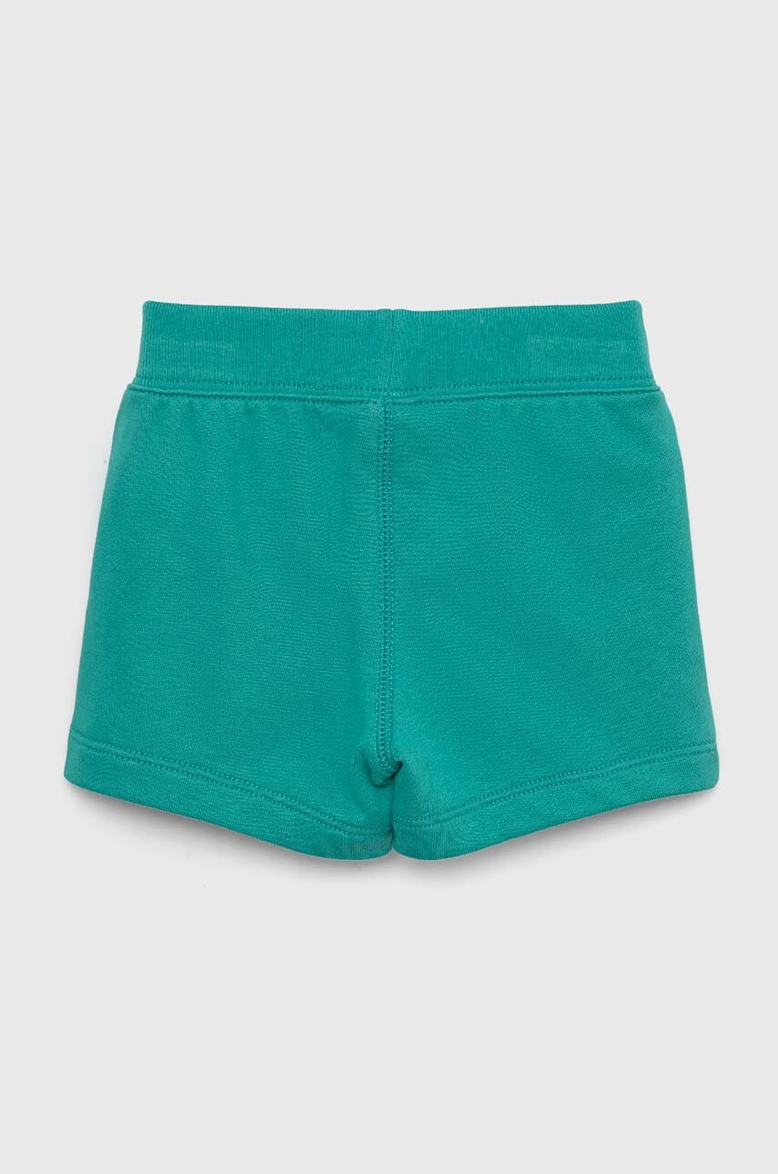Детские шорты GAP цвет зелёный регулируемая талия