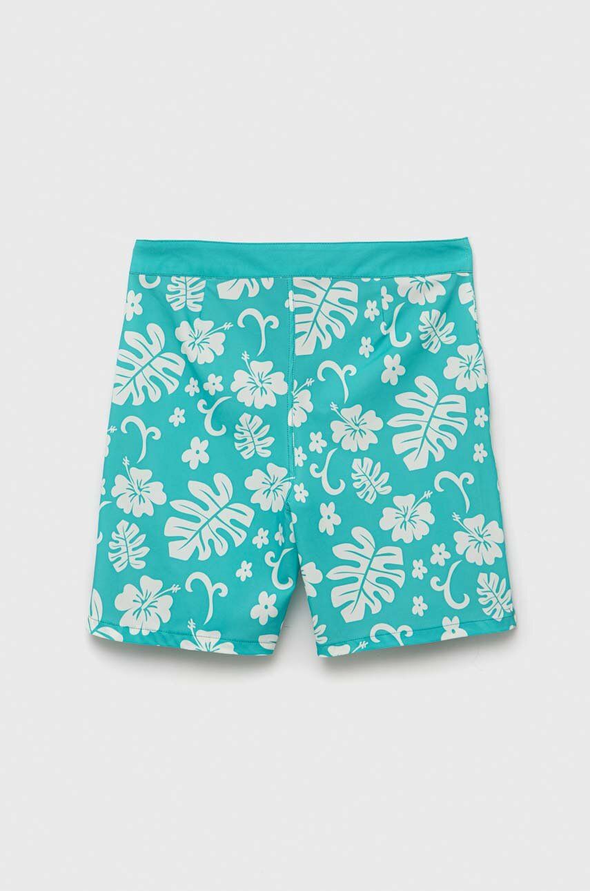 Vans Pantaloni Scurti De Baie Copii THE DAILY ALWAYS ALOHA WATERFALL Culoarea Turcoaz, Modelator