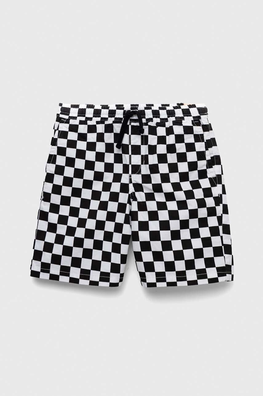Детские шорты Vans RANGE ELASTIC WAIST SHO BLACK цвет чёрный регулируемая талия Детские шорты Vans RANGE ELASTIC WAIST SHO BLACK цвет чёрный регулируемая талия