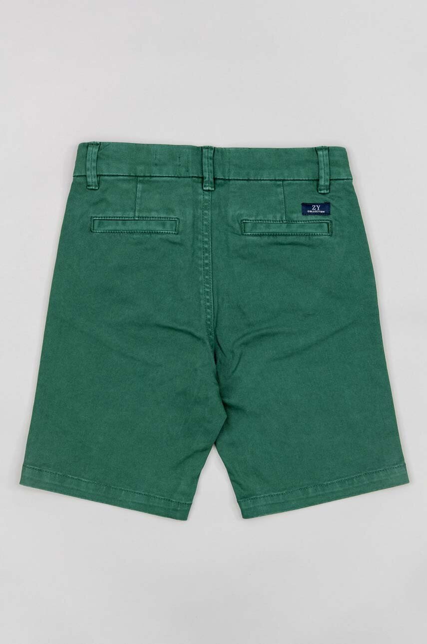 Детские шорты zippy цвет зелёный