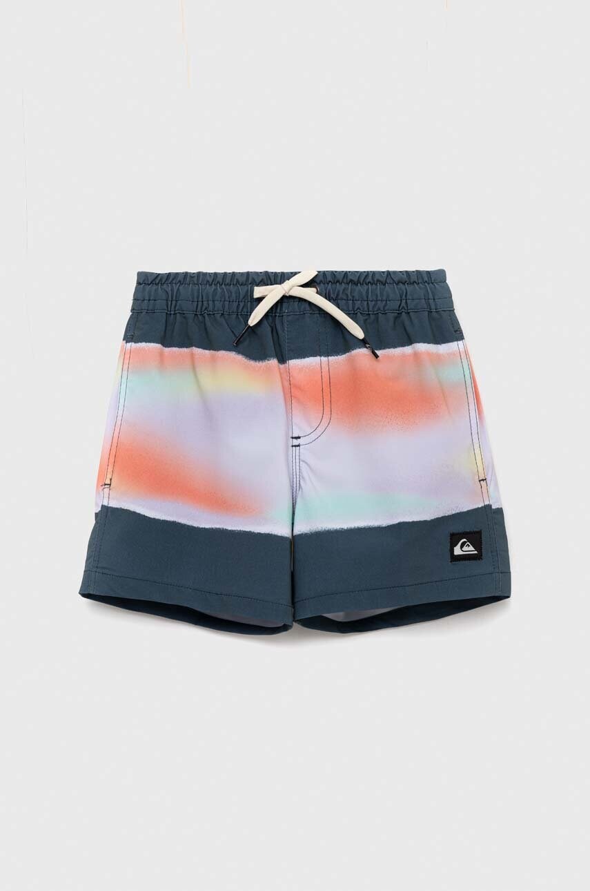 Quiksilver pantaloni scurti de baie copii culoarea verde