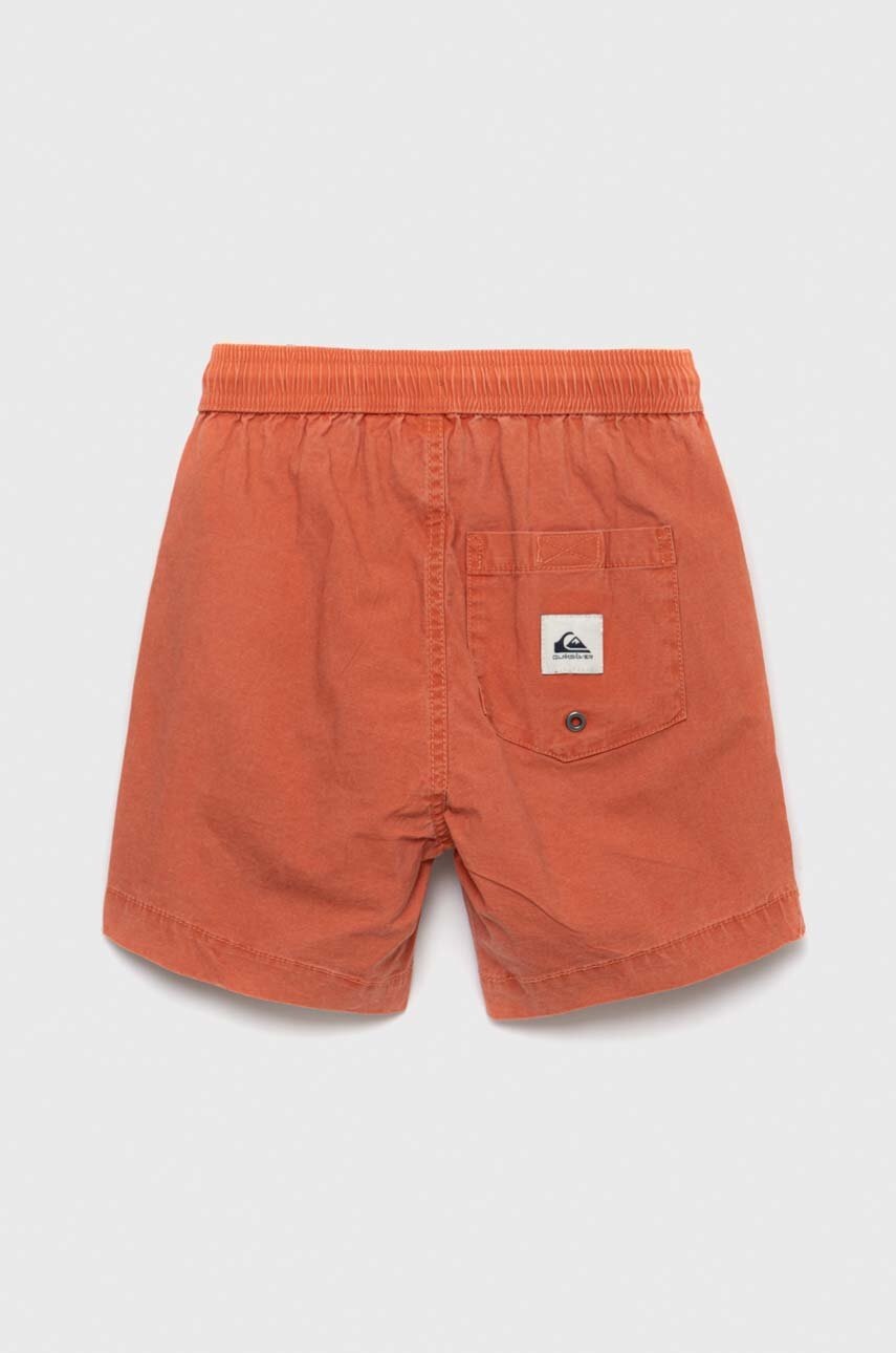 

Детские шорты Quiksilver цвет оранжевый регулируемая талия