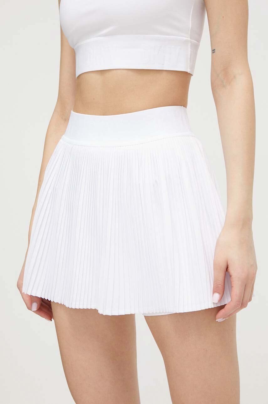 Levně Sukně Dkny černá barva, mini, áčková, DP2S4862