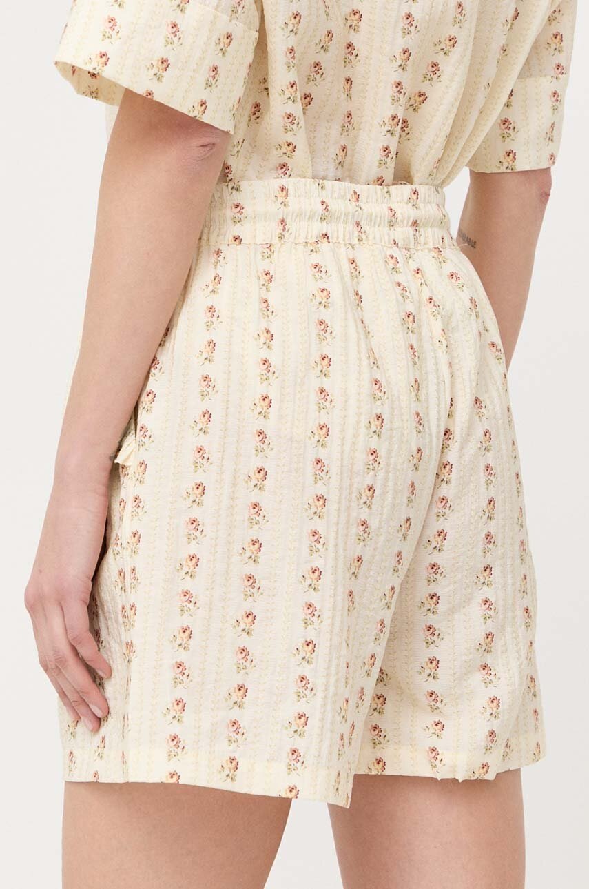 Σορτς Notes du Nord χρώμα: κίτρινο φωτογραφία