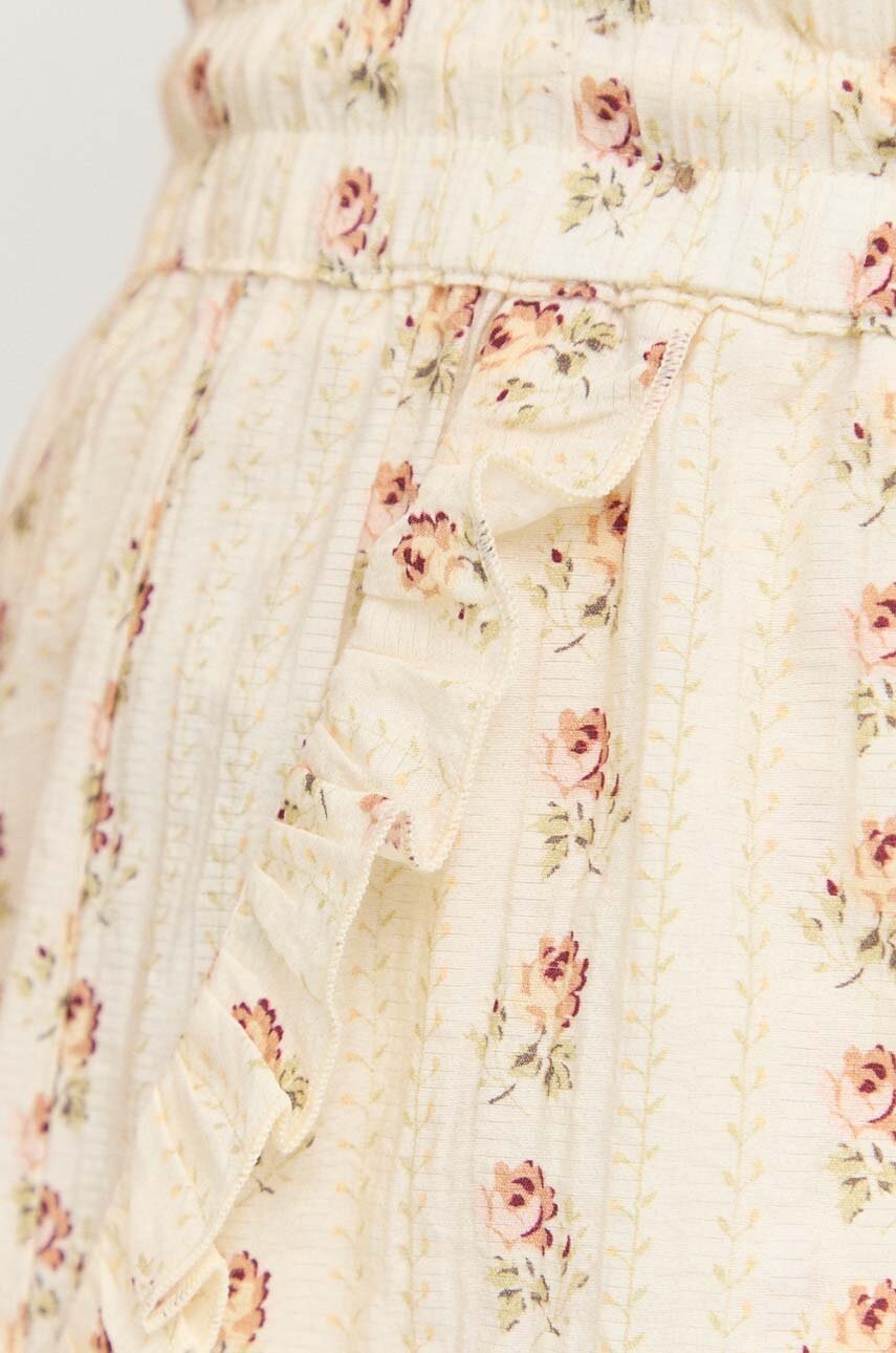 Σορτς Notes du Nord χρώμα: κίτρινο φωτογραφία