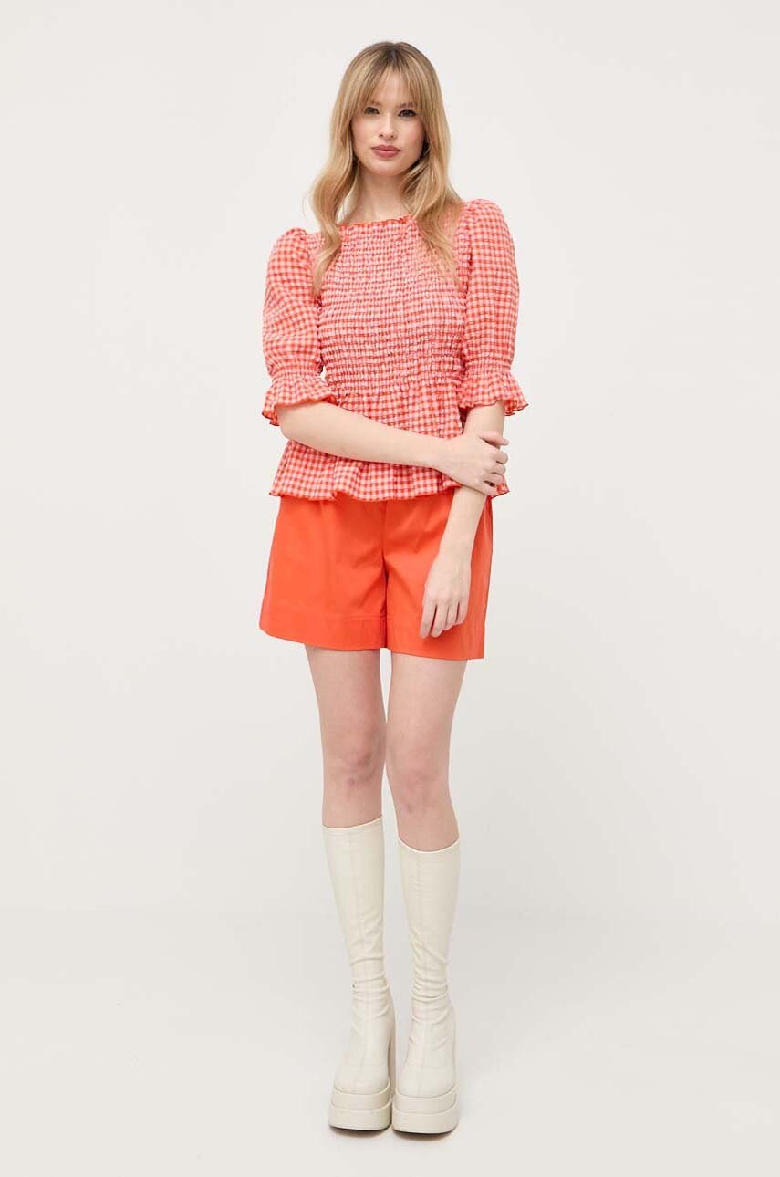 Σορτς Notes du Nord χρώμα: πορτοκαλί φωτογραφία