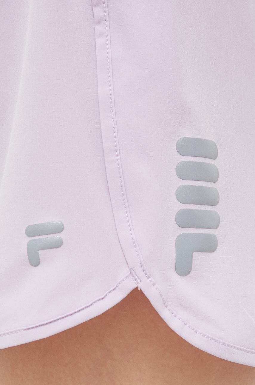 Σορτς προπόνησης Fila Rende χρώμα: μοβ φωτογραφία