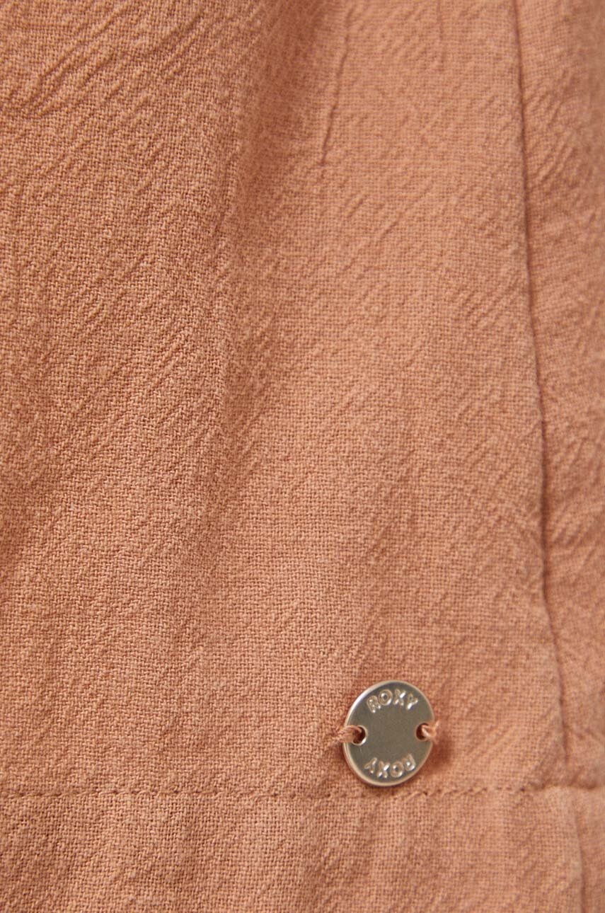 Βαμβακερό σορτσάκι Roxy χρώμα: πορτοκαλί φωτογραφία