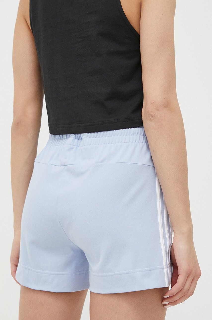Adidas Pantaloni Scurti Femei, Cu Imprimeu, High Waist