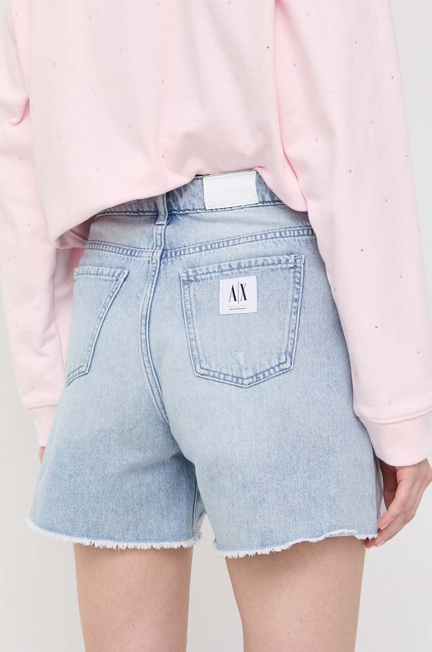 Armani Exchange Pantaloni Scurti Jeans Femei, Neted, High Waist