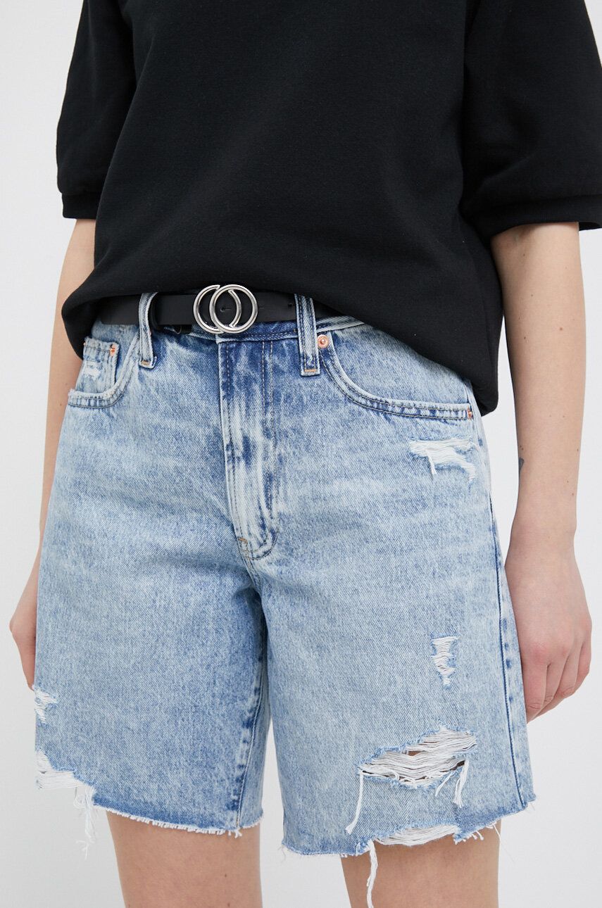 GAP pantaloni scurti jeans femei, neted, high waist