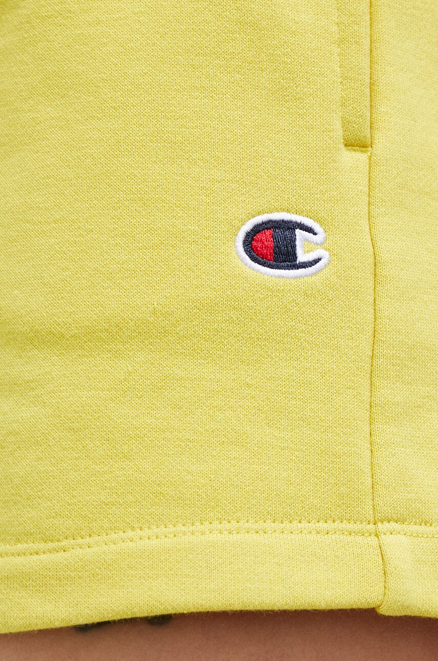 Σορτς Champion χρώμα: κίτρινο φωτογραφία