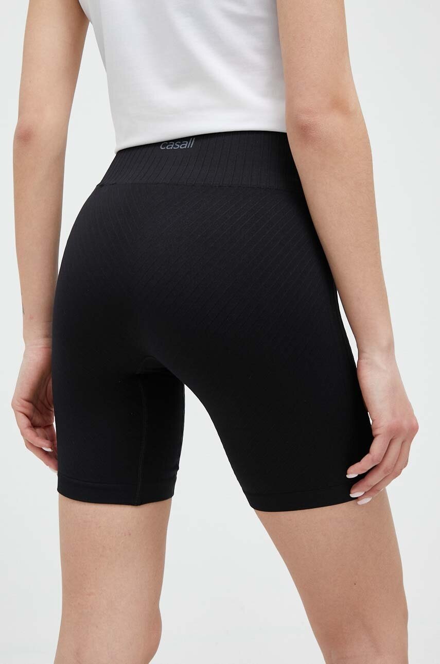 Σορτς προπόνησης Casall χρώμα: μαύρο φωτογραφία