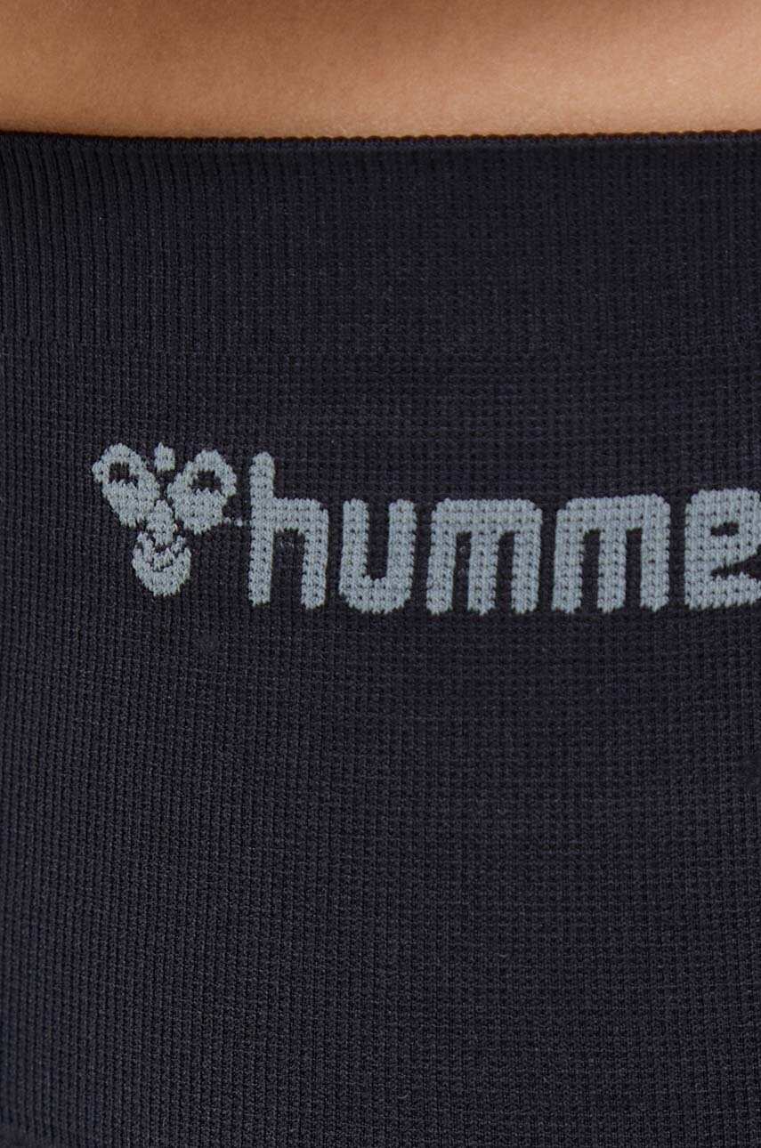 Σορτς προπόνησης Hummel Tif χρώμα: μαύρο φωτογραφία
