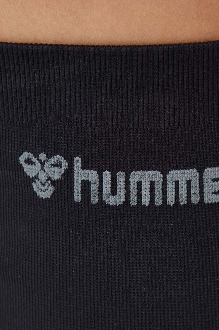 Σορτς προπόνησης Hummel Tif χρώμα: μαύρο φωτογραφία