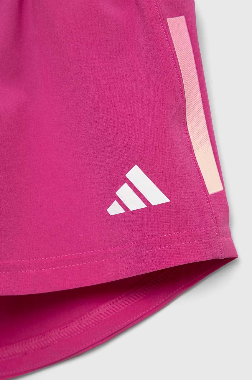 Adidas Pantaloni Scurti Copii G TI 3S WV Culoarea Roz, Cu Imprimeu, Talie Reglabila