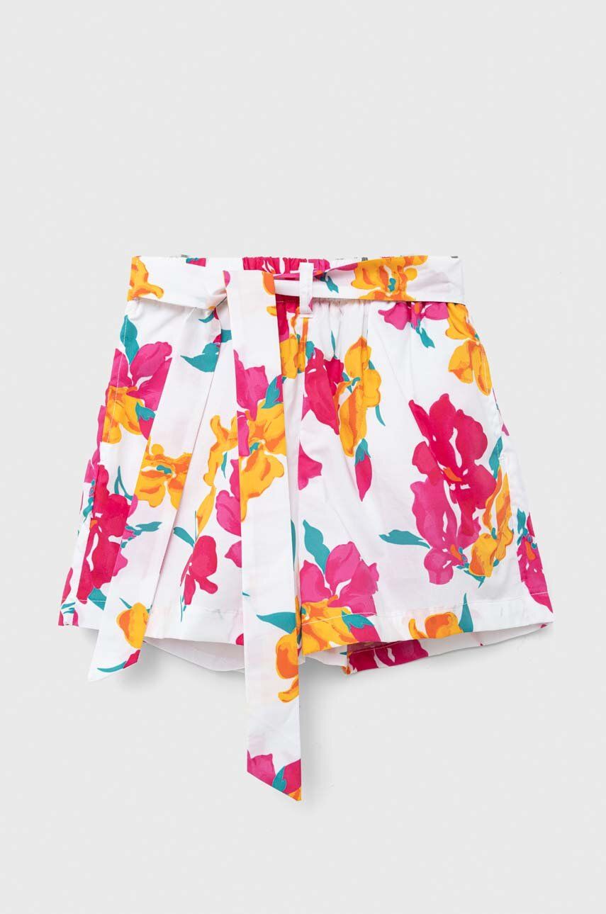 E-shop Dětské bavlněné šortky Birba&Trybeyond fialová barva, vzorované