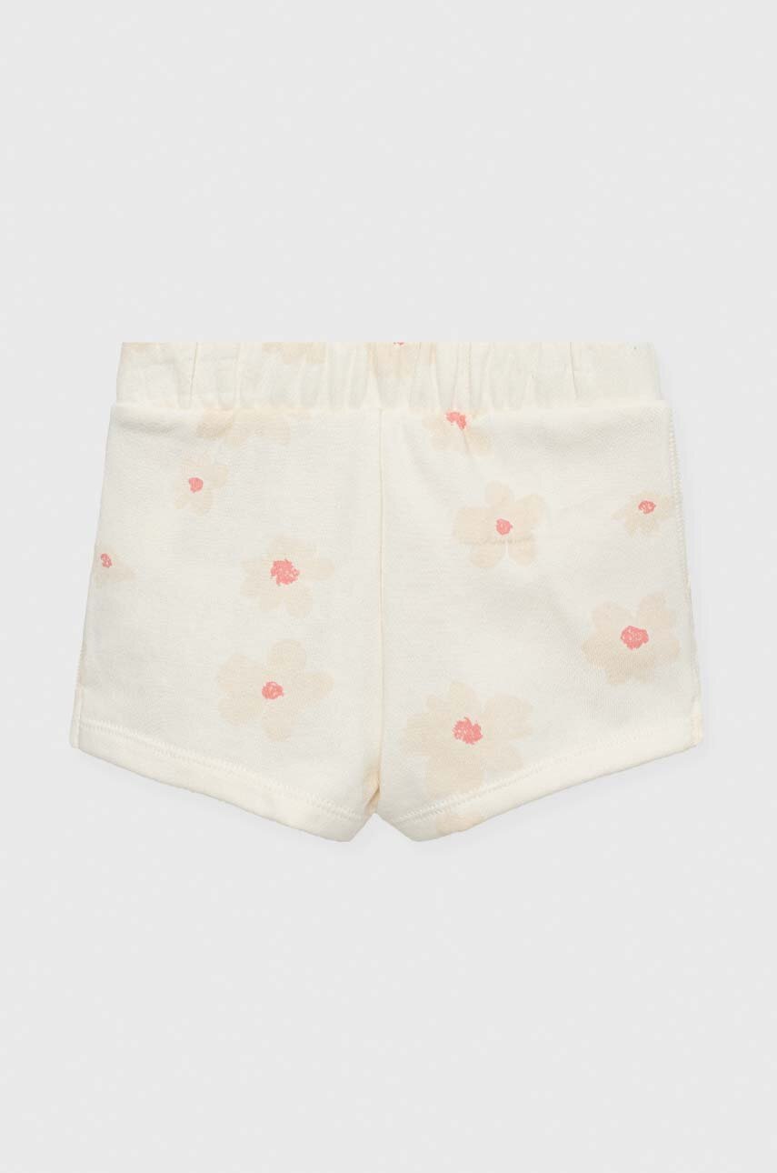 Детские шорты GAP цвет бежевый с узором регулируемая талия