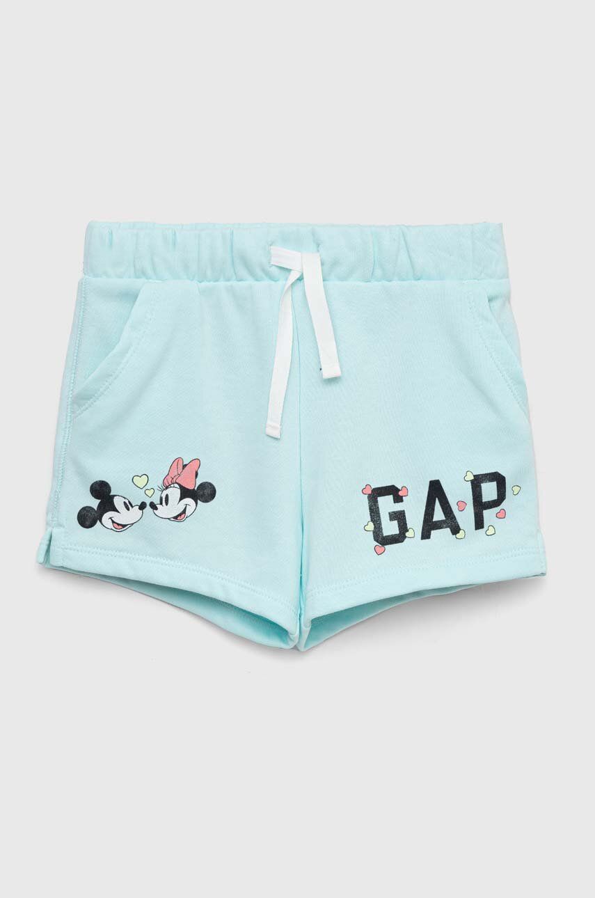 GAP pantaloni scurti copii x Disney cu imprimeu, talie reglabila