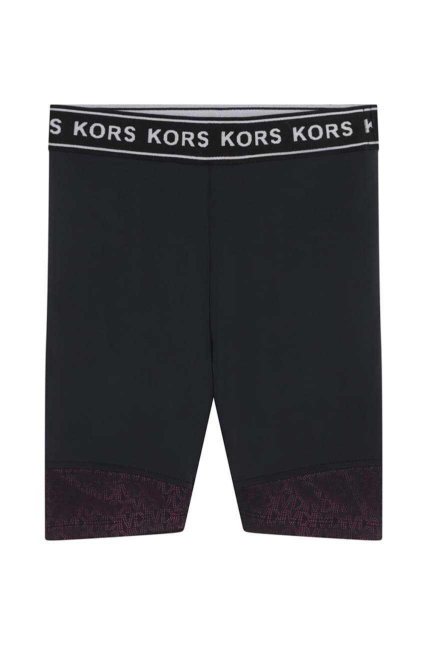 Дитячі шорти Michael Kors колір чорний з принтом Дитячі шорти Michael Kors колір чорний з принтом