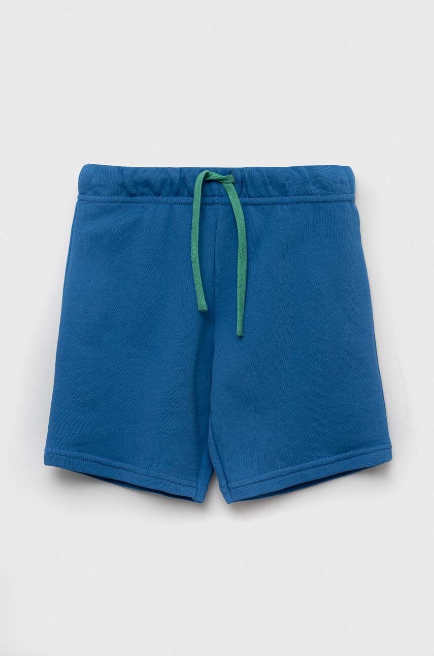

Хлопковые шорты United Colors of Benetton однотонные регулируемая талия
