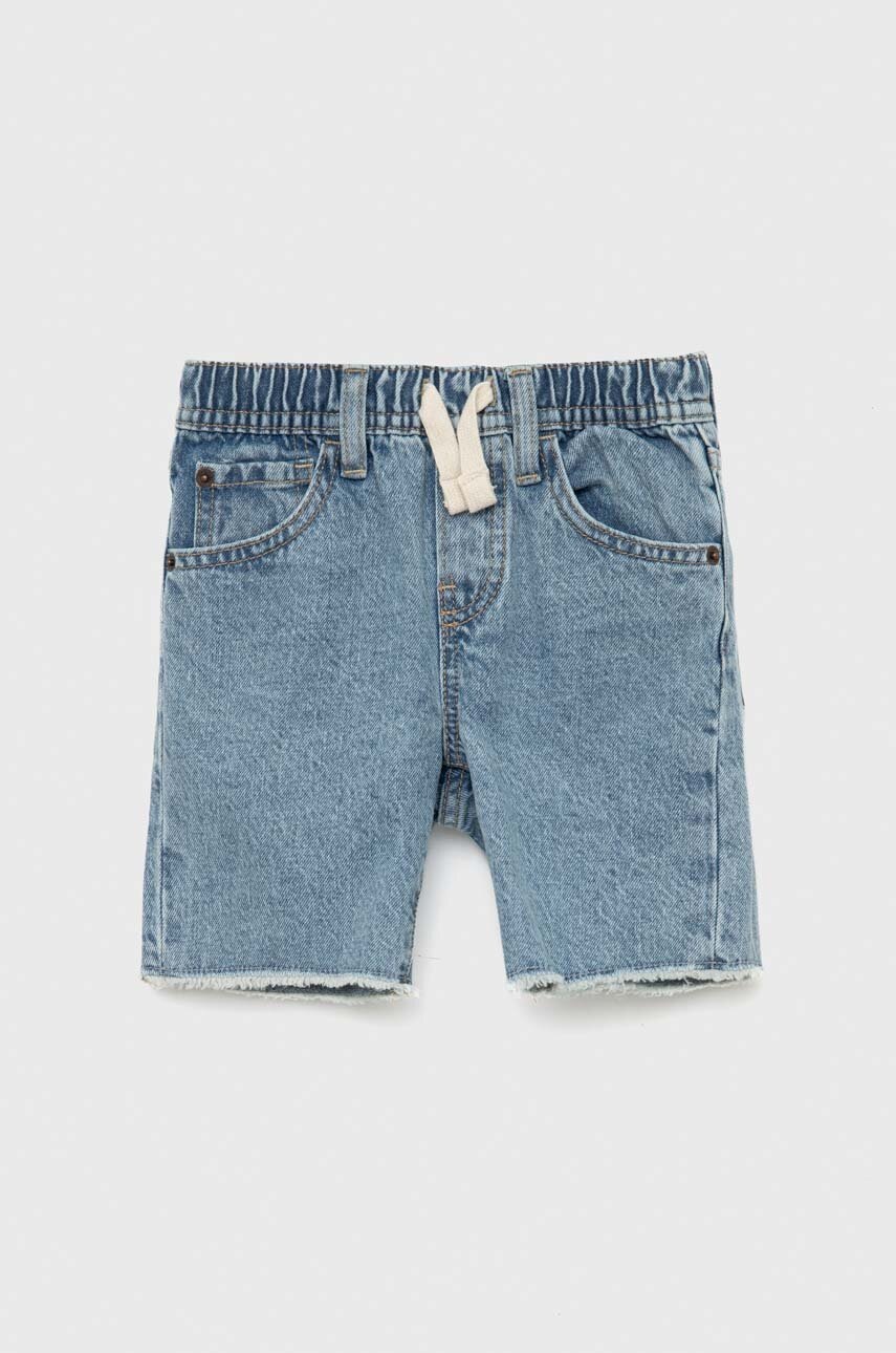 GAP pantaloni scurti din denim pentru copii neted, talie reglabila