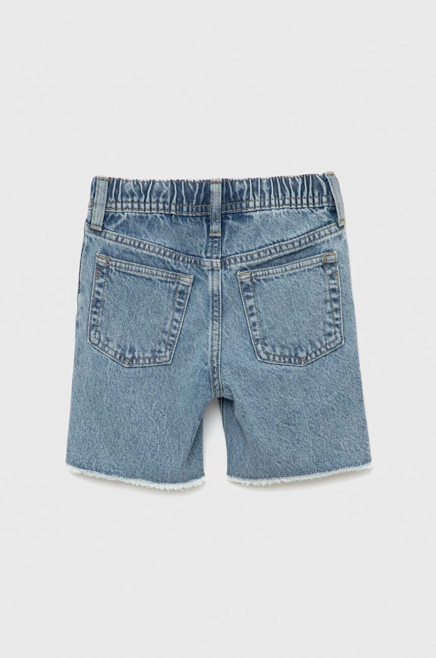 Детские джинсовые шорты GAP однотонные регулируемая талия Детские джинсовые шорты GAP однотонные регулируемая талия