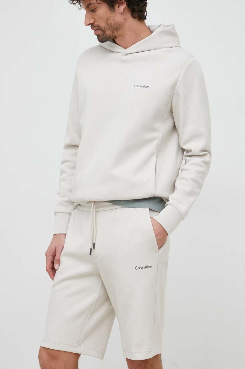 

Къс панталон Calvin Klein в бежово, Бежов