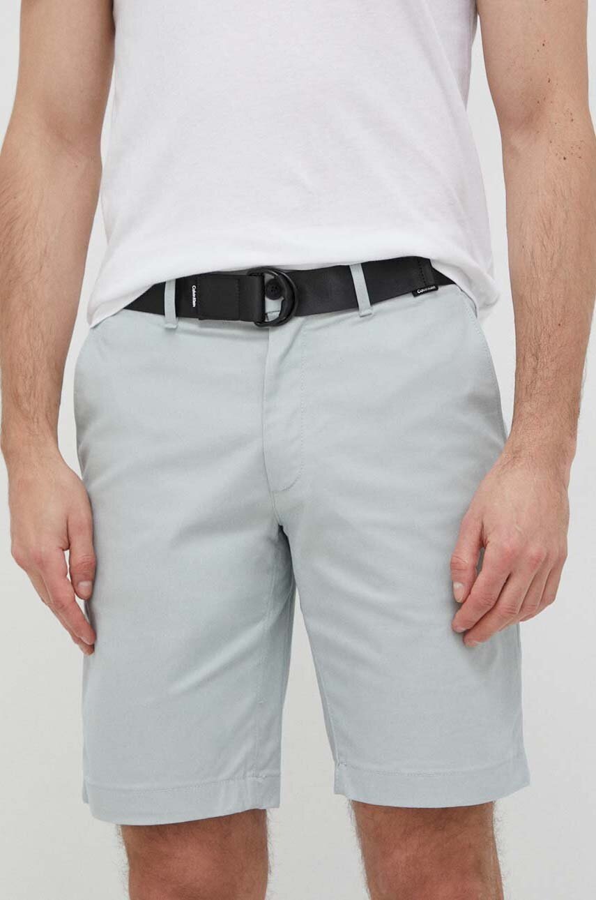 

Къс панталон Calvin Klein в зелено, Зелен