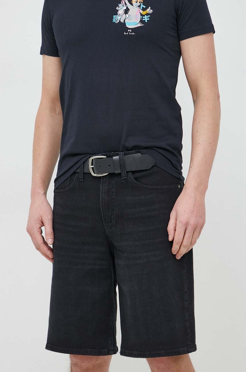 

Дънкови къси панталони Calvin Klein в черно, Черен