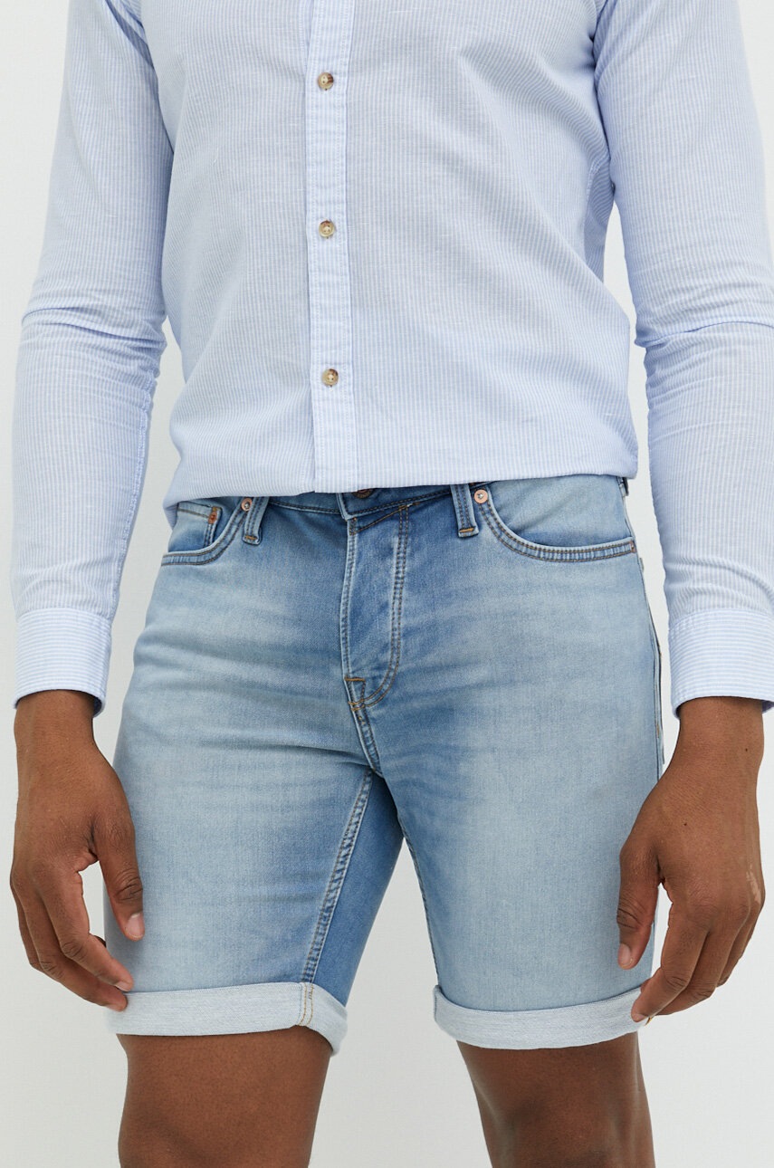 

Дънкови къси панталони Jack & Jones JJIRICK в синьо, Син