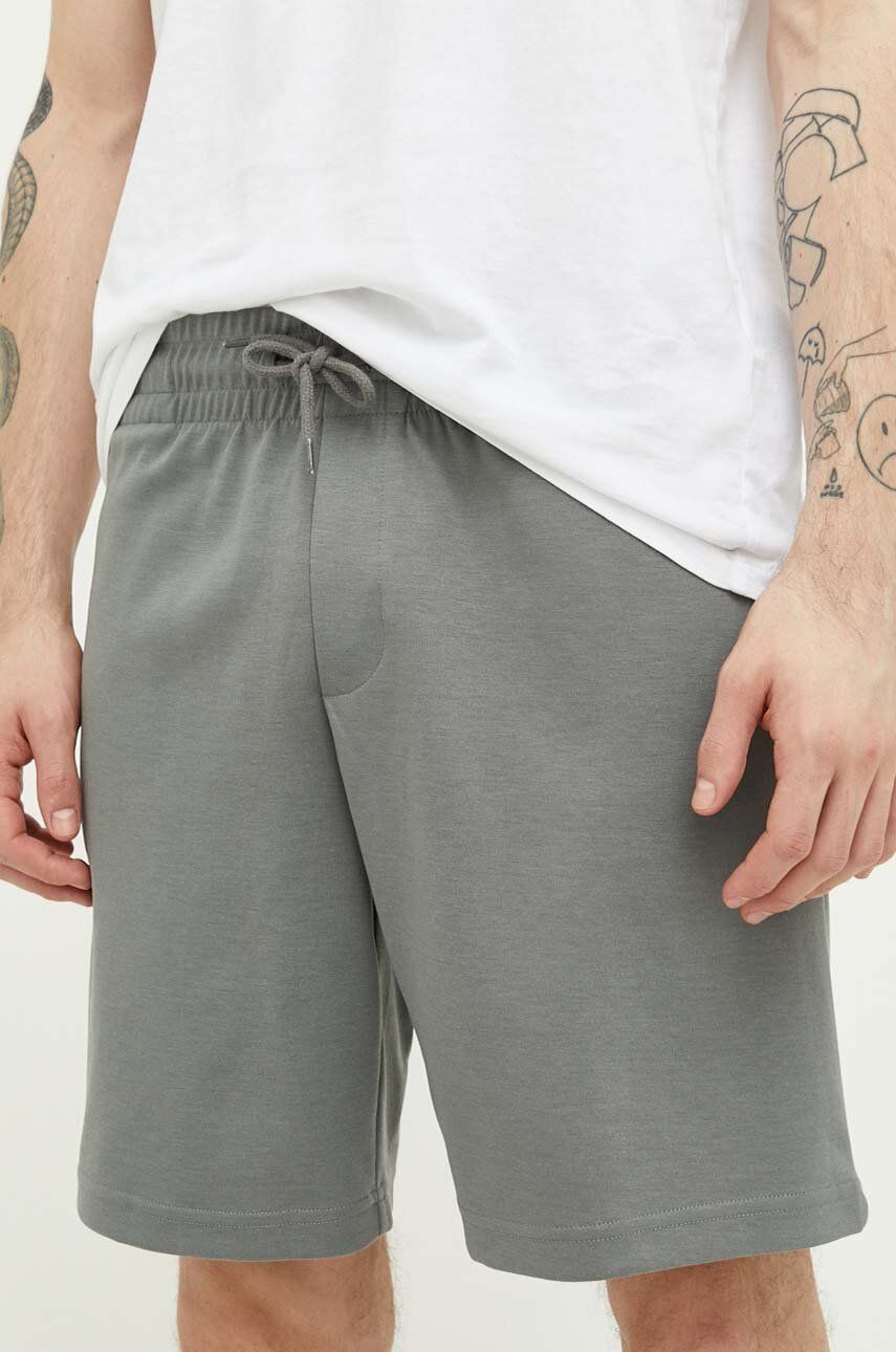 Jack & Jones pantaloni scurti JPSTNEWBASIC barbati, culoarea gri, 12224021