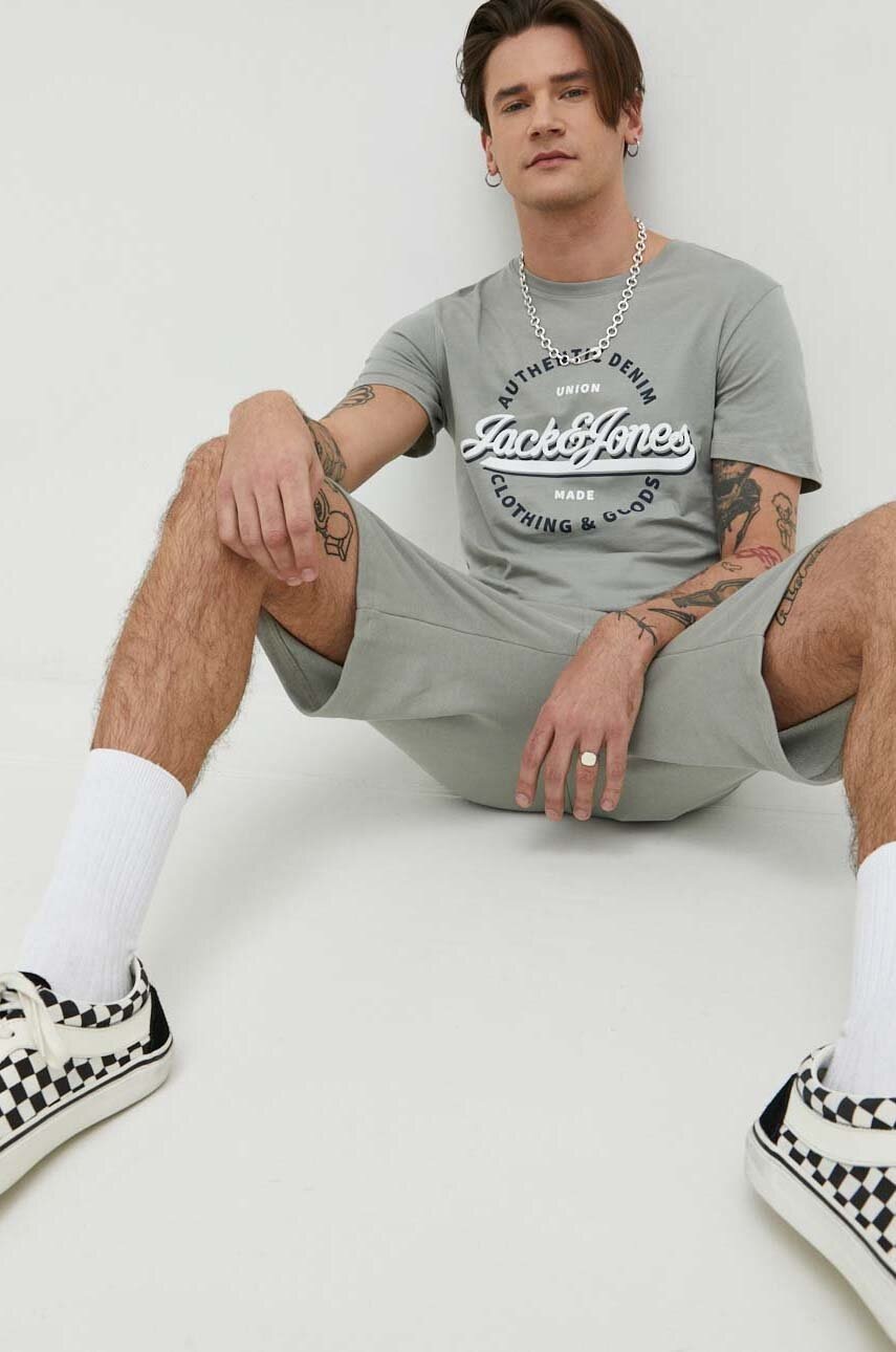 

Шорти Jack & Jones JPSTFELIX чоловічі колір зелений