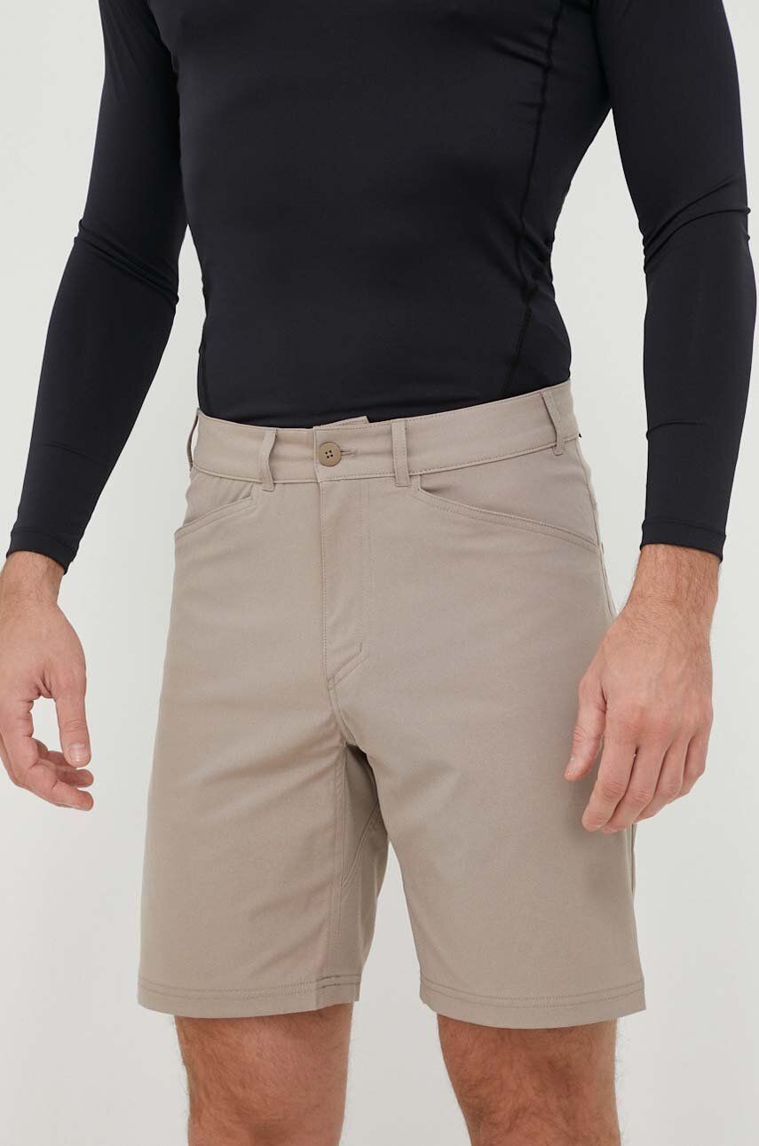 Outdoorové šortky Houdini Dock béžová barva - béžová -  75 % Recyklovaný polyester