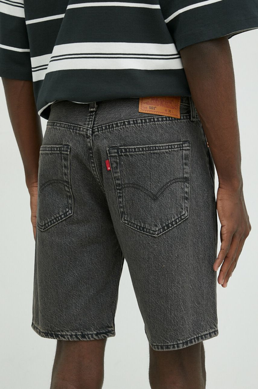 Levi's Pantaloni Scurti Jeans Barbati, Culoarea Gri